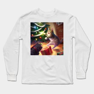 That's my gift! Meow! Long Sleeve T-Shirt